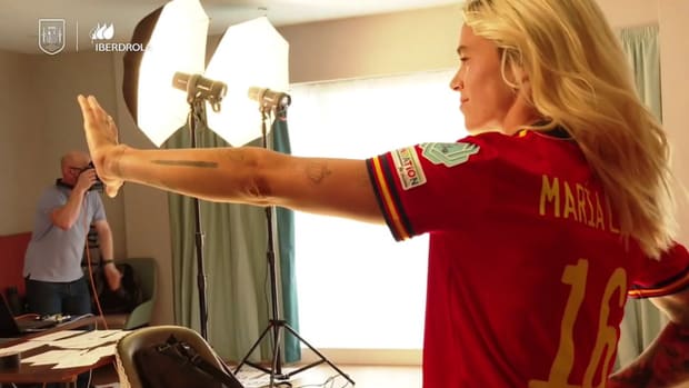 Behind the scenes: Spain Women's official UEFA photoshoot
