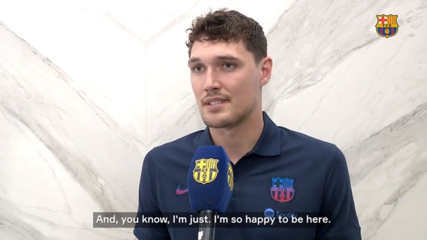 Andreas Christensen first words as a Barça player