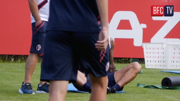 Bologna's first training session for the 2022/23 season