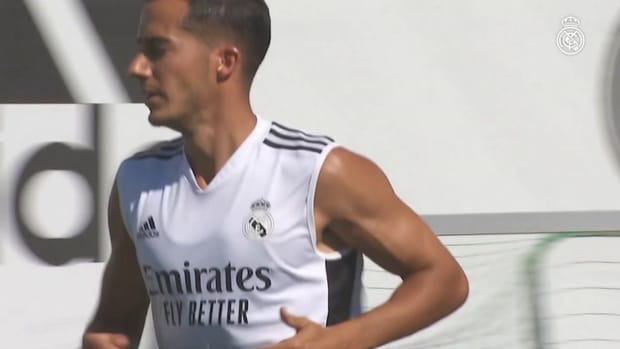 Real Madrid's first training session of the pre-season