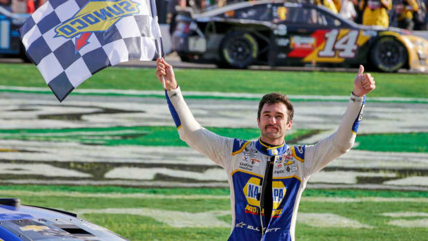 Chase Elliott didn't have a lot to celebrate in 2023, his toughest season in NASCAR Cup. But he had something to smile about Thursday, being named NASCAR's Most Popular Driver for the sixth consecutive year. Photo by Alan Marler/HHP for Chevy Racing.