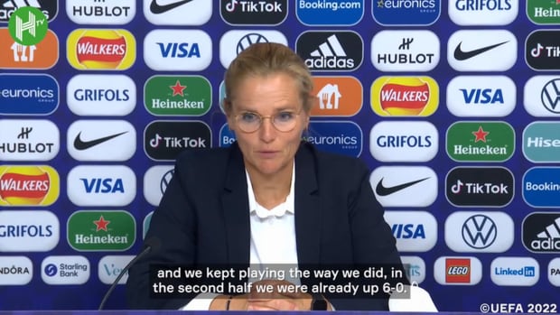 England manager Sarina Wiegman on historic 8-0 win vs Norway
