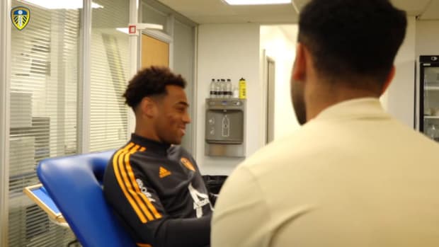 Behind the scenes: Tyler Adams' first day at Leeds
