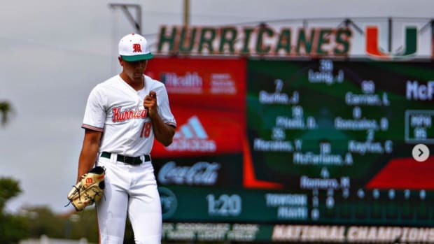 Alex McFarlane Miami Hurricanes Baseball