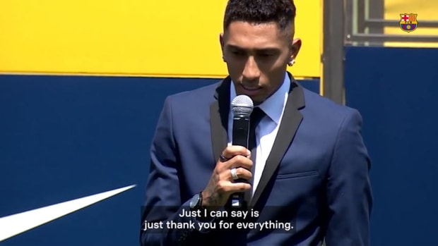 Raphinha first words as a FC Barcelona player