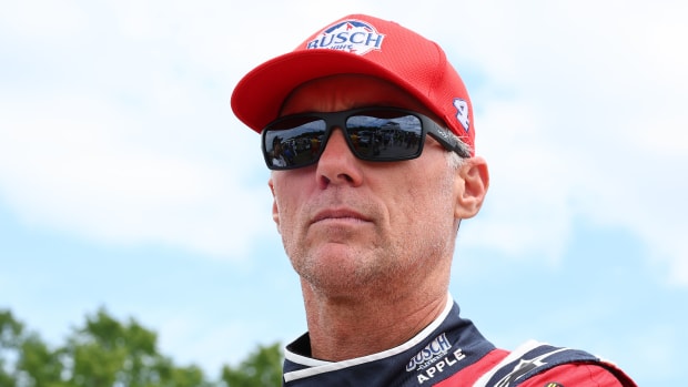 NASCAR Cuo veteran and former champion Kevin Harvick comes into this weekend on the outside of the playoff picture, looking in. He's winless still, but he and others who have yet to win still have seven more chances to make the playoffs. Photo: USA Today Sports / Mike Dinovo.