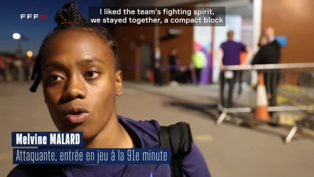 Melvine Malard 'liked the team's fighting spirit'
