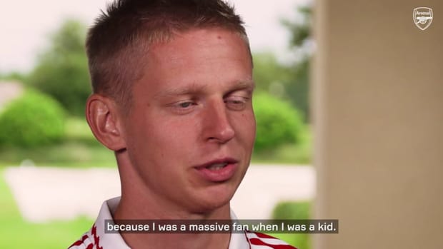Zinchenko on joining Arsenal: It's a dream come true