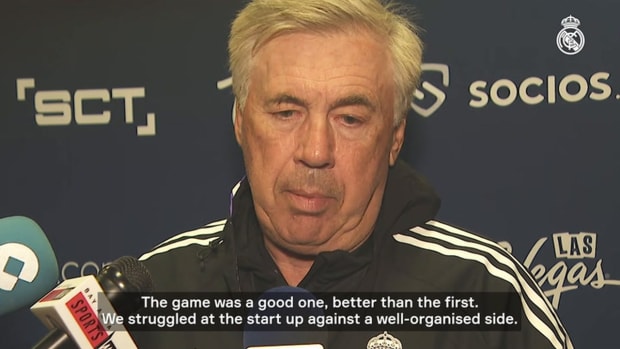 Carlo Ancelotti: 'It was a good game against a well-organised side'
