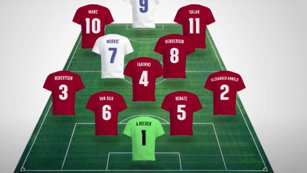 Liverpool vs Real Madrid combined XI by Steve McManaman