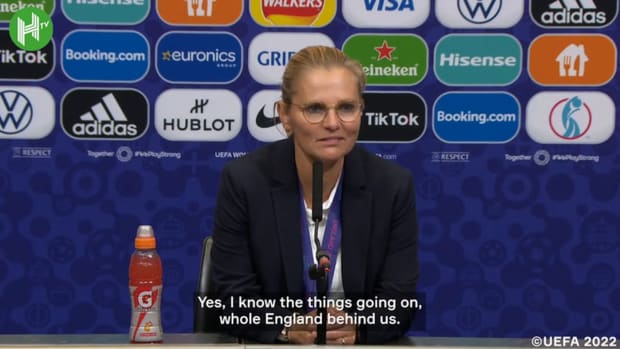 England head coach Sarina Wiegman on winning the Women's Euro 2022
