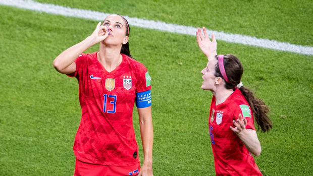 Alex Morgan’s famous celebration vs. England