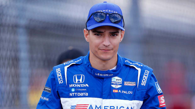 Alex Palou ( 10 Chip Ganassi Racing) heads to his pit during the NTT IndyCar, Indy Car, IRL, USA Series Gallagher Grand Prix warm up on July 30, 2022 at the Indianapolis Motor Speedway Road Course