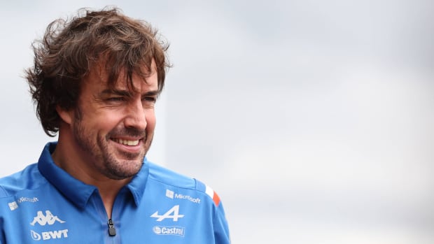 Fernando Alonso ahead of the Hungarian Grand Prix