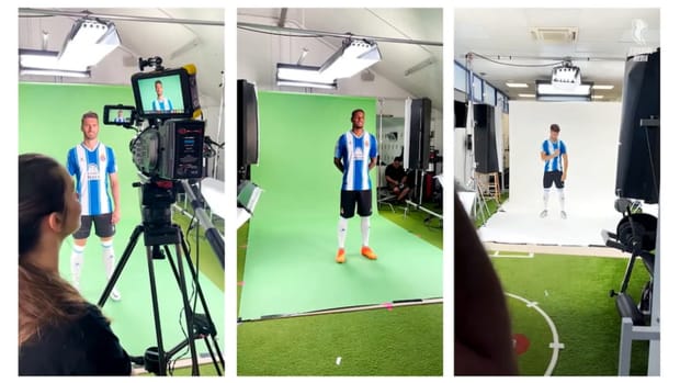 Behind the scenes: Espanyol players in LaLiga official photoshoot