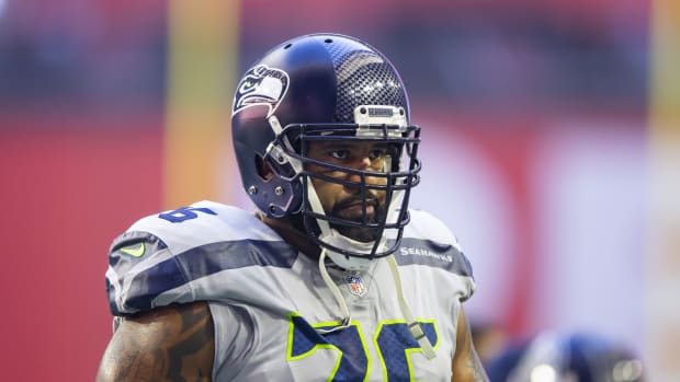 Seattle Seahawks offensive tackle Duane Brown