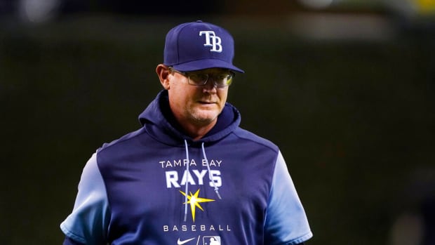Tampa Bay Rays pitching coach Kyle Snyder