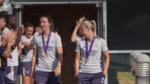 England Women stars return to Arsenal training centre