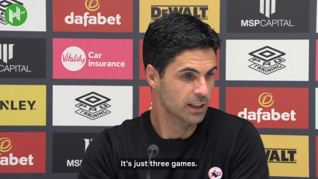 Arteta stays grounded after three wins from three