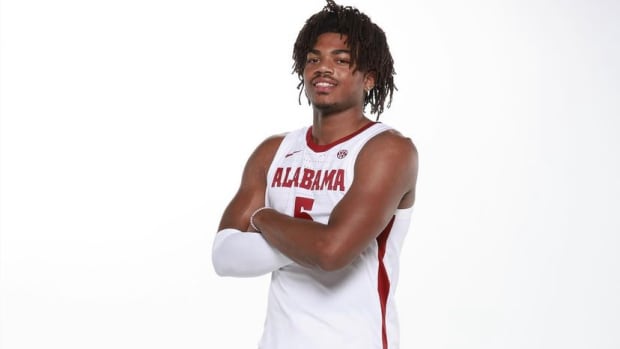 RJ Johnson on his unofficial visit