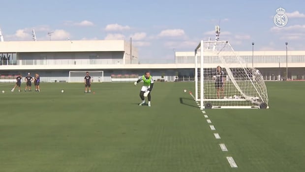Goal of Lucas Vázquez in the first session of week