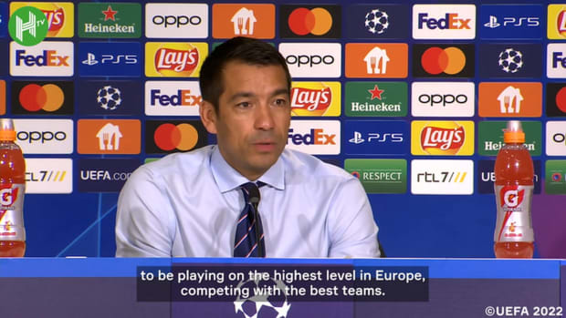 Van Bronckhorst buzzing after taking Rangers back to the Champions League