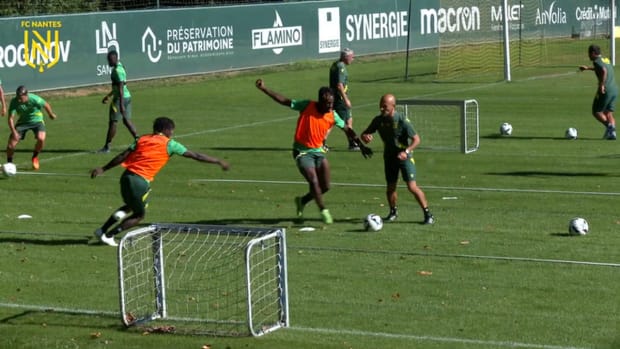 Nantes training session ahead of Toulouse clash
