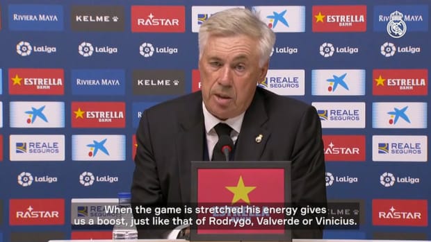 Carlo Ancelotti: 'We won because we had more energy than the opposition'