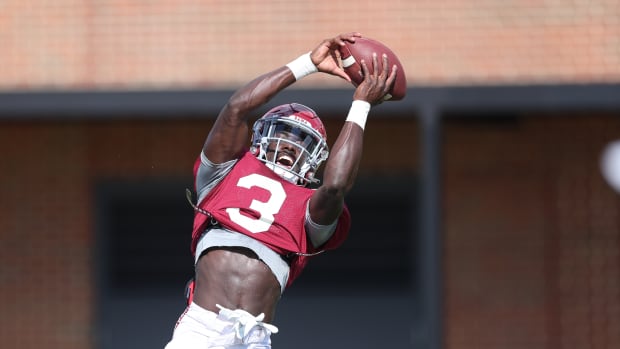Terrion Arnold, Alabama practice, August 29, 2022