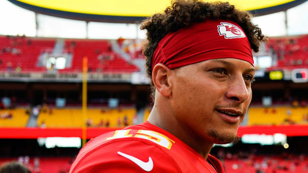 Patrick Mahomes with the Chiefs.