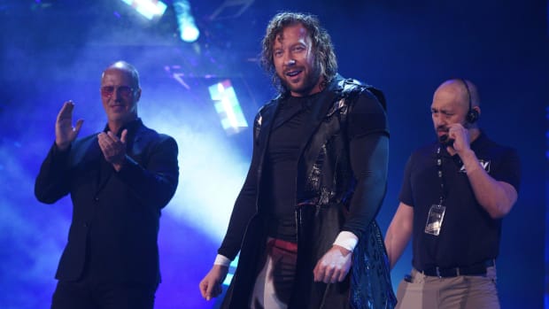 AEW’s Kenny Omega makes his entrance on Dynamite