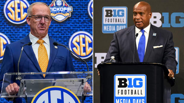 The SEC’s Greg Sankey and Big Ten’s Kevin Warren are navigating through the chaos of name, image and likeness rules.