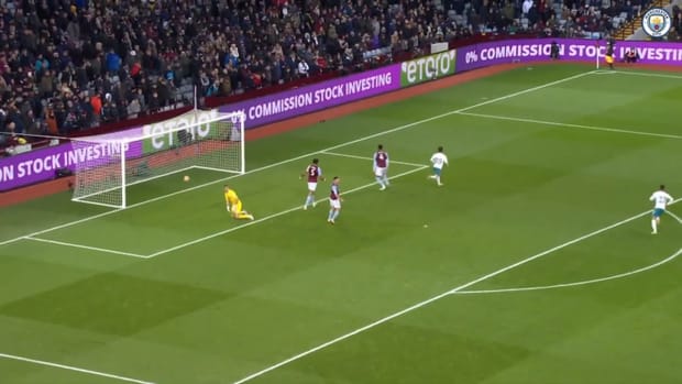 Bernardo Silva's incredible volley vs Aston Villa