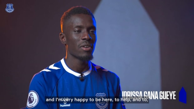 Idrissa Gueye's first interview on rejoicing Everton