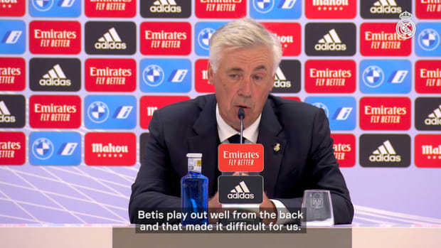 Carlo Ancelotti: 'We created a lot of chances and we deserved to win'