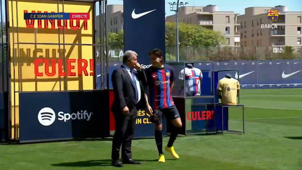 Bellerín’s presentation as a Barça player
