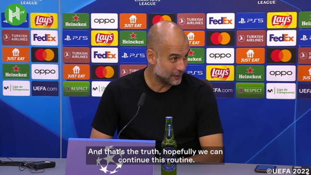 Guardiola loves to talk about Haaland