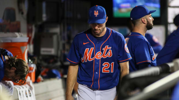 New York Mets pitcher Max Scherzer lands on IL for second time this season.