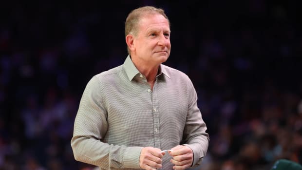 Suns owner Robert Sarver looks on while watching a game vs. Minnesota.