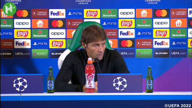 Conte: 'We went from losing in Conference League to losing in Champions League'