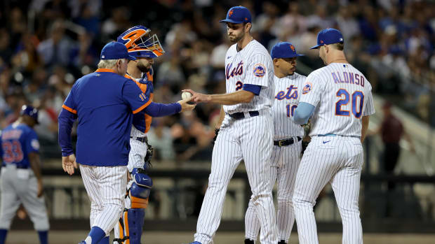 Mets' David Peterson had a disastrous start against the Cubs.
