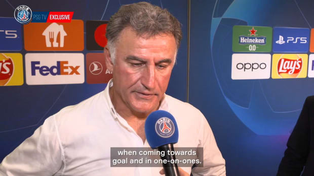 Christophe Galtier's post-match reaction after the win against HaÏfa