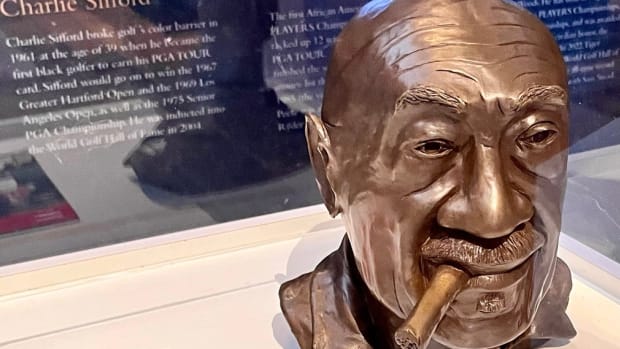 Charlie Sifford Bust at World Golf Hall of Fame