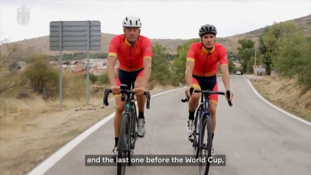 Riding bike, Luis Enrique delivers Spain squad for Nations League