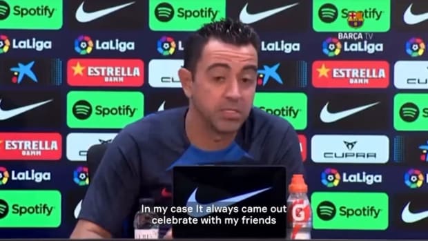 Xavi talked about Vinicius Jr's celebrations