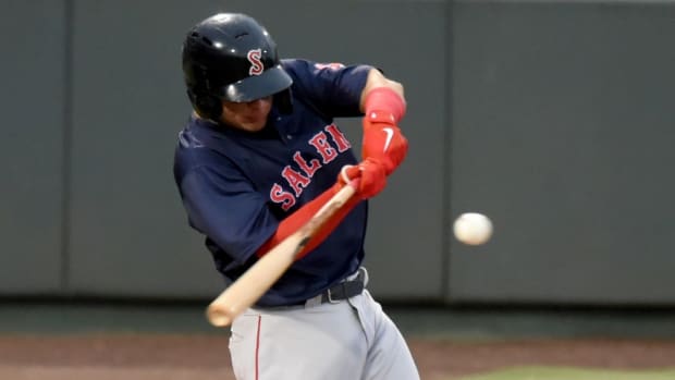 Boston Red Sox second baseman Nick Yorke