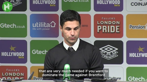 Arteta happy about being top of the league again