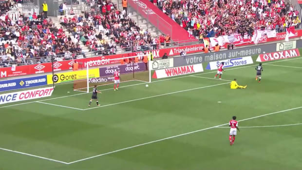 Minamino's first Ligue 1 goal for Monaco