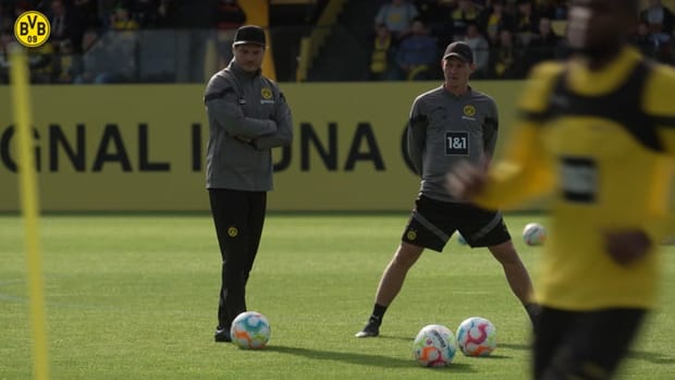 Dortmund stars work hard during international break