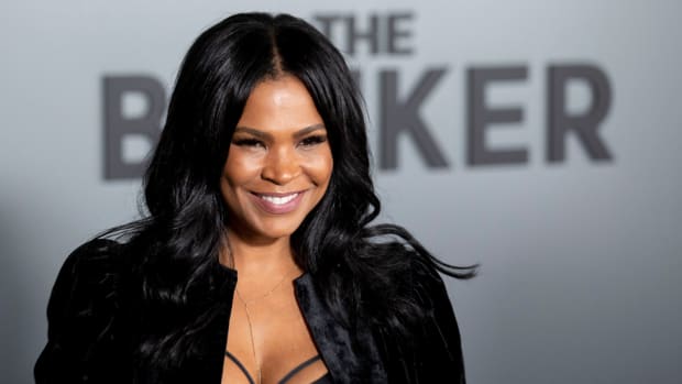 Nia Long on Monday, March 2, 2020, before the premiere of \”The Banker\” at the National Civil Rights Museum in Memphis. Black plays Eunice Garrett. 030220thebankerredcarpet36